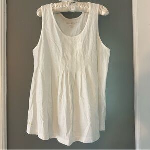 Lilly Pulitzer white tank top - girls large 8/10